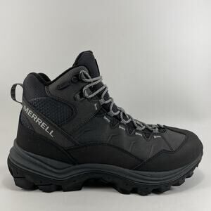 Merrell Thermo Chill Mid Waterproof Snow Boot J16466 Black Womens Size 10.5